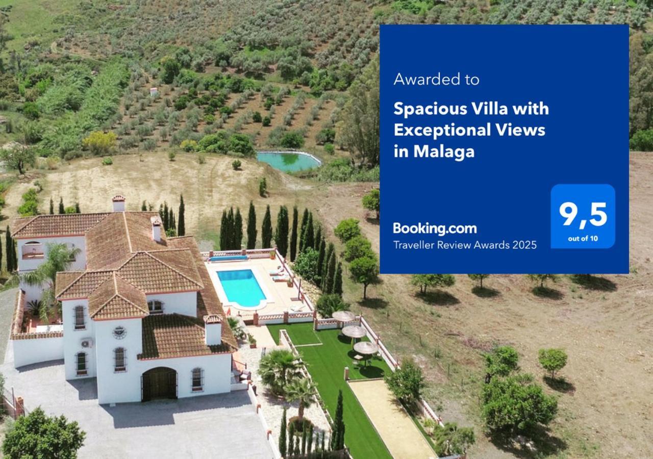 Spacious Villa With Exceptional Views In Malaga Casarabonela Eksteriør bilde